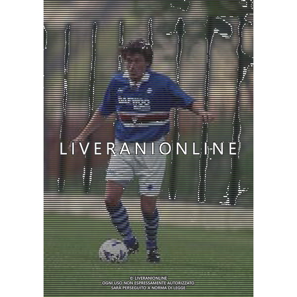 NEG COL-1998 COGNE AMICHEVOLE PRE CAMPIONATO SAMPDORIA -COGNE NELLA FOTO STEFANO NAVA AG ALDO LIVERANI SAS