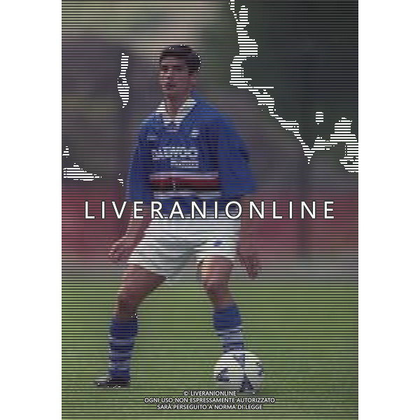 NEG COL-1998 COGNE AMICHEVOLE PRE CAMPIONATO SAMPDORIA -COGNE NELLA FOTO FERNANDO DANIEL CORDOBA AG ALDO LIVERANI SAS