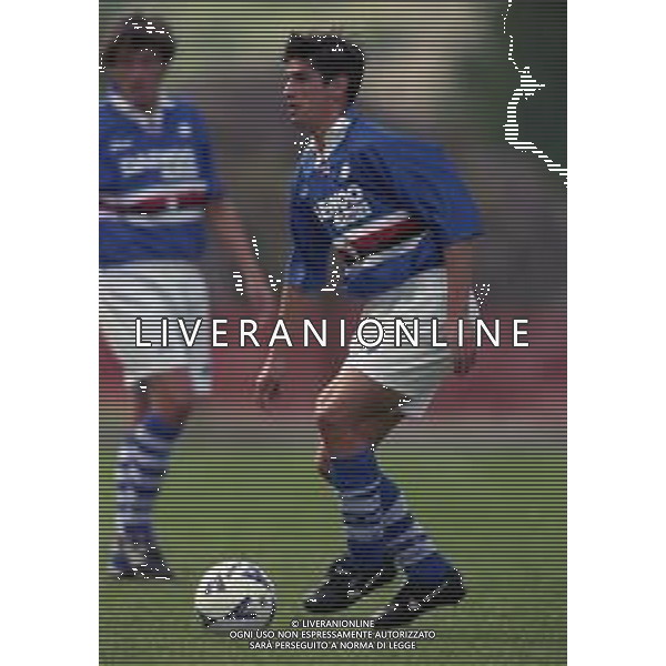 NEG COL-1998 COGNE AMICHEVOLE PRE CAMPIONATO SAMPDORIA -COGNE NELLA FOTO FERNANDO DANIEL CORDOBA AG ALDO LIVERANI SAS