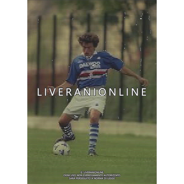 NEG COL-1998 COGNE AMICHEVOLE PRE CAMPIONATO SAMPDORIA -COGNE NELLA FOTO STEFANO NAVA AG ALDO LIVERANI SAS