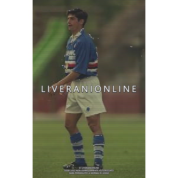 NEG COL-1998 COGNE AMICHEVOLE PRE CAMPIONATO SAMPDORIA -COGNE NELLA FOTO FERNANDO DANIEL CORDOBA AG ALDO LIVERANI SAS
