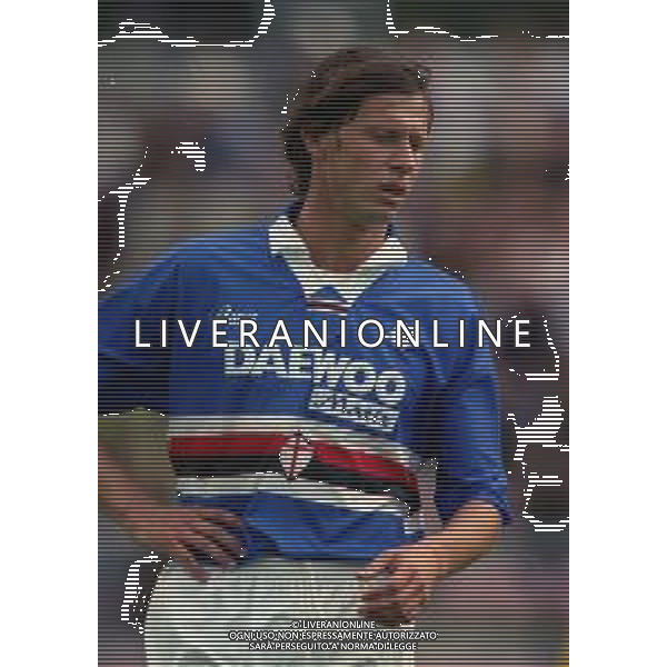 NEG COL-1998 COGNE AMICHEVOLE PRE CAMPIONATO SAMPDORIA -COGNE NELLA FOTO FRANCESCO PALMIERI AG ALDO LIVERANI SAS