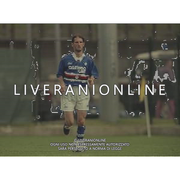 NEG COL-1998 COGNE AMICHEVOLE PRE CAMPIONATO SAMPDORIA -COGNE NELLA FOTO MARCELLO CASTELLINI AG ALDO LIVERANI SAS