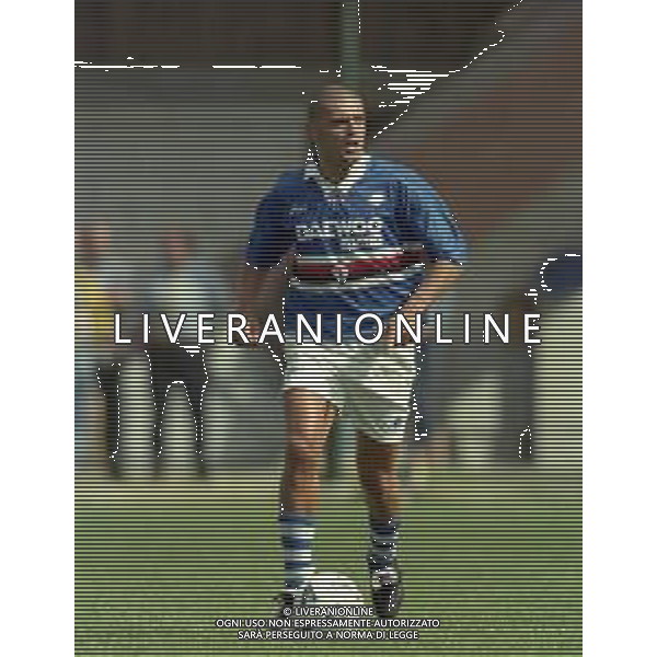 NEG COL-1998 COGNE AMICHEVOLE PRE CAMPIONATO SAMPDORIA -COGNE NELLA FOTO DAVID BALLERI AG ALDO LIVERANI SAS