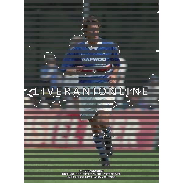 NEG COL-1998 COGNE AMICHEVOLE PRE CAMPIONATO SAMPDORIA -COGNE NELLA FOTO FRANCESCO PALMIERI AG ALDO LIVERANI SAS