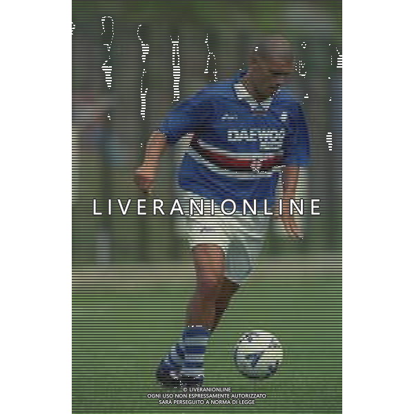 NEG COL-1998 COGNE AMICHEVOLE PRE CAMPIONATO SAMPDORIA -COGNE NELLA FOTO DAVID BALLERI AG ALDO LIVERANI SAS
