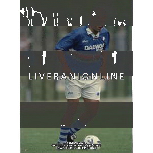 NEG COL-1998 COGNE AMICHEVOLE PRE CAMPIONATO SAMPDORIA -COGNE NELLA FOTO DAVID BALLERI AG ALDO LIVERANI SAS