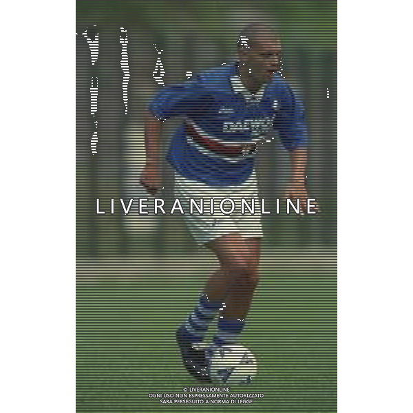NEG COL-1998 COGNE AMICHEVOLE PRE CAMPIONATO SAMPDORIA -COGNE NELLA FOTO DAVID BALLERI AG ALDO LIVERANI SAS