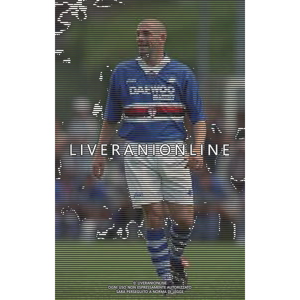 NEG COL-1998 COGNE AMICHEVOLE PRE CAMPIONATO SAMPDORIA -COGNE NELLA FOTO PIERRE LAIGLE AG ALDO LIVERANI SAS