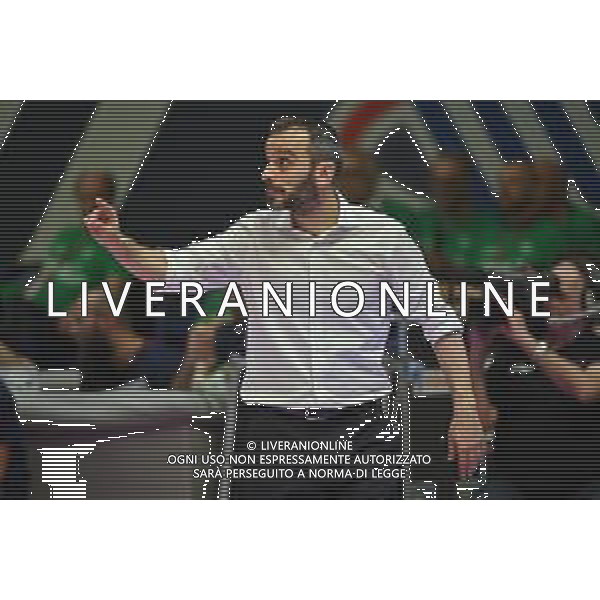 TVRG Marco Gaspari allenatore Vero Volley Milano Vero Volley Milano vs Prosecco Doc Imoco Conegliano Monza 09-05-2023 Arena di Monza Campionato Serie A1 - gara 2 Finale Scudetto foto Roberto Garavaglia/ag. Aldo Liverani sas / AGENZIA ALDO LIVERANI SAS