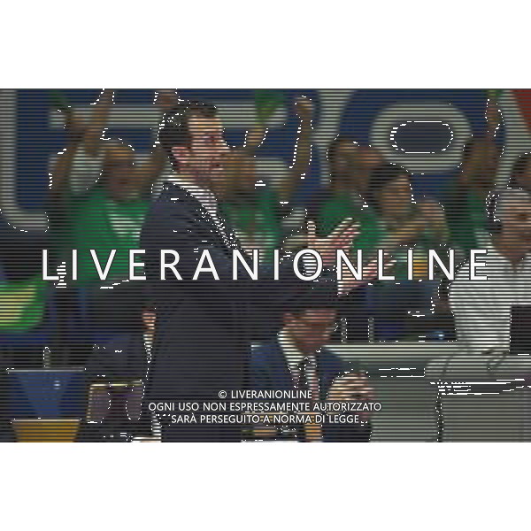 TVRG Daniele Santarelli allenatore Imoco Volley Conegliano Vero Volley Milano vs Prosecco Doc Imoco Conegliano Monza 09-05-2023 Arena di Monza Campionato Serie A1 - gara 2 Finale Scudetto foto Roberto Garavaglia/ag. Aldo Liverani sas / AGENZIA ALDO LIVERANI SAS
