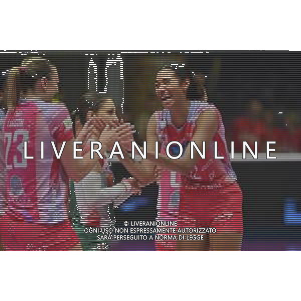 TVRG Jordan Thompson (Vero Volley Milano) e sulla SX Jordan Larson (Vero Volley Milano) Vero Volley Milano vs Prosecco Doc Imoco Conegliano Monza 09-05-2023 Arena di Monza Campionato Serie A1 - gara 2 Finale Scudetto foto Roberto Garavaglia/ag. Aldo Liverani sas / AGENZIA ALDO LIVERANI SAS