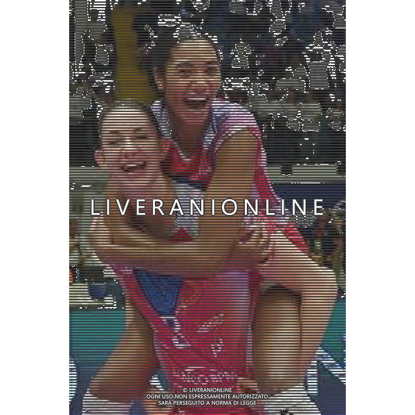 TVRG Magdalena Stysiak (Vero Volley Milano) e Jordan Thompson (Vero Volley Milano) Vero Volley Milano vs Prosecco Doc Imoco Conegliano Monza 09-05-2023 Arena di Monza Campionato Serie A1 - gara 2 Finale Scudetto foto Roberto Garavaglia/ag. Aldo Liverani sas / AGENZIA ALDO LIVERANI SAS