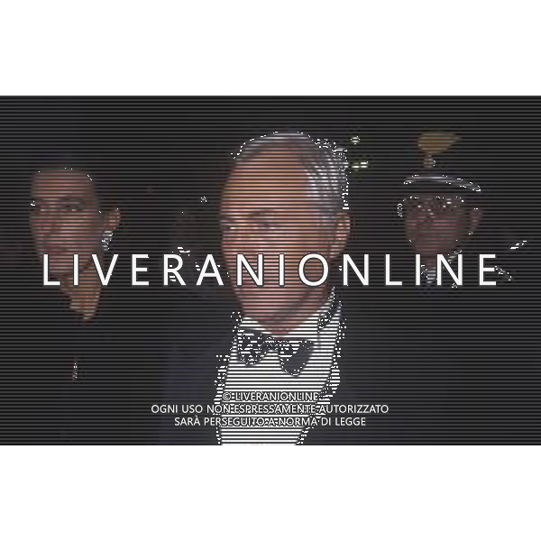 RETROSPETTIVA GIORGIO ARMANI STILISTA NELLA FOTO GIORGIO ARMANI NELL\'ANNO 1987 AG ALDO LIVERANI SAS 