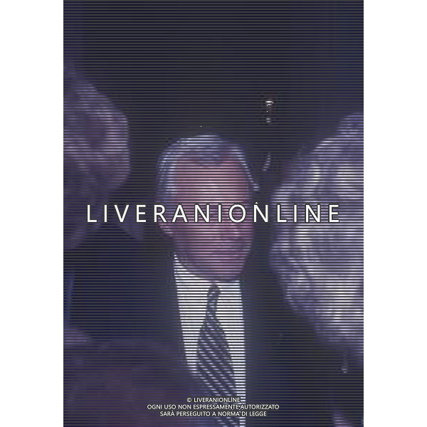 RETROSPETTIVA GIORGIO ARMANI STILISTA NELLA FOTO GIORGIO ARMANI NELL\'ANNO 1987 AG ALDO LIVERANI SAS 