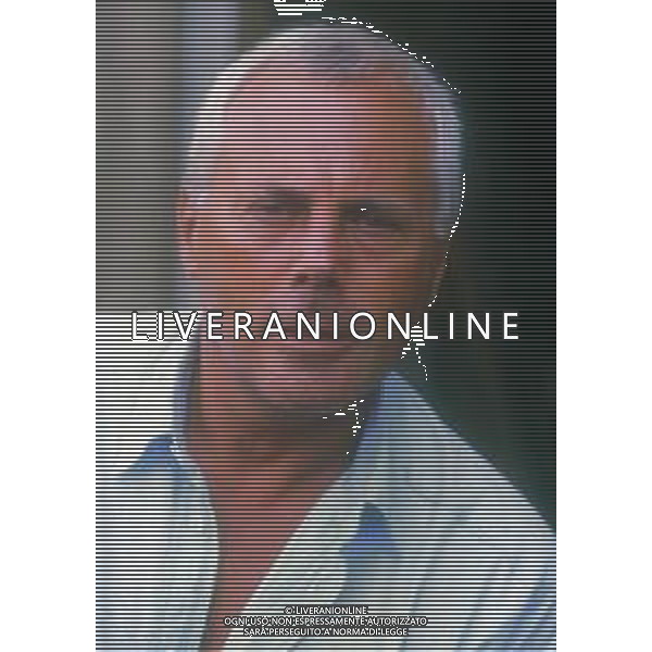 RETROSPETTIVA GIORGIO ARMANI STILISTA NELLA FOTO GIORGIO ARMANI NELL\'ANNO 1987 A VENEZIA AG ALDO LIVERANI SAS 