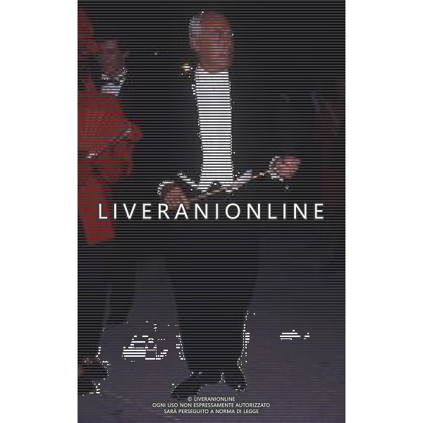 RETROSPETTIVA GIORGIO ARMANI STILISTA NELLA FOTO GIORGIO ARMANI NELL\'ANNO 1987 A VENEZIA AG ALDO LIVERANI SAS 