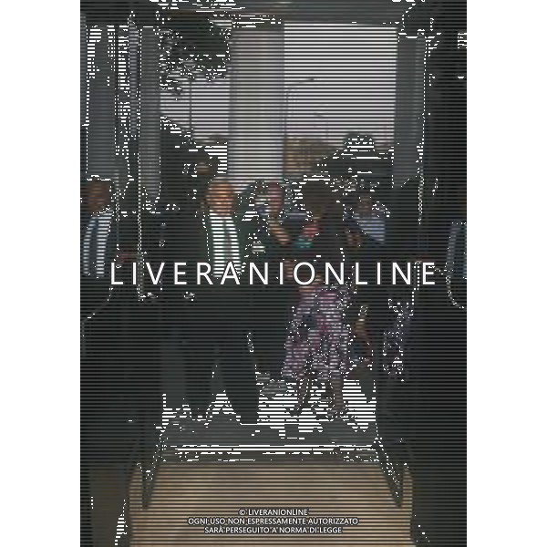 RETROSPETTIVA GIORGIO ARMANI STILISTA NELLA FOTO GIORGIO ARMANI NELL\'ANNO 1988 A MILANO AG ALDO LIVERANI SAS  
