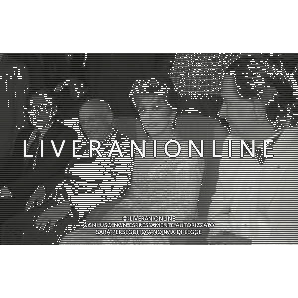 1988 VENEZIA FESTIVAL DEL CINEMA NELLA FOTO AMINTORE FANFANI CON GINA LOLLOBRIGIDA AL FESTIVAL DI VENEZIA AG ALDO LIVERANI SAS