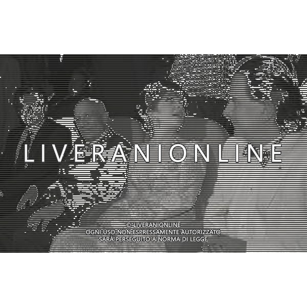 1988 VENEZIA FESTIVAL DEL CINEMA NELLA FOTO AMINTORE FANFANI CON GINA LOLLOBRIGIDA AL FESTIVAL DI VENEZIA AG ALDO LIVERANI SAS