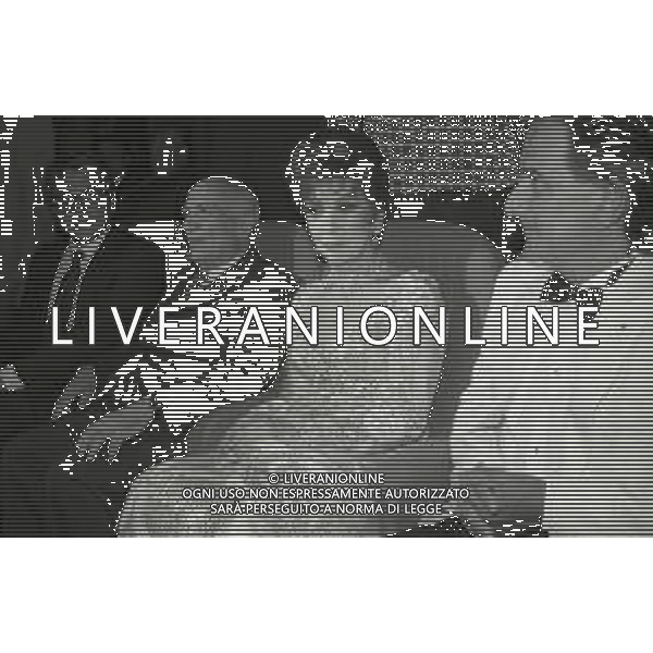 1988 VENEZIA FESTIVAL DEL CINEMA NELLA FOTO AMINTORE FANFANI CON GINA LOLLOBRIGIDA AL FESTIVAL DI VENEZIA AG ALDO LIVERANI SAS