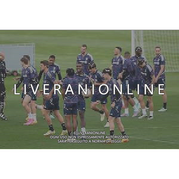 TVMV-Torino 10.05.2023 Continassa © Manuela Viganti/Agenzia Aldo Liverani Allenamento rifinitura Europa League 2022/2023 Juventus vs Siviglia Nella foto: il gruppo durante l\'allenamento ©Viganti / AGENZIA ALDO LIVERANI SAS