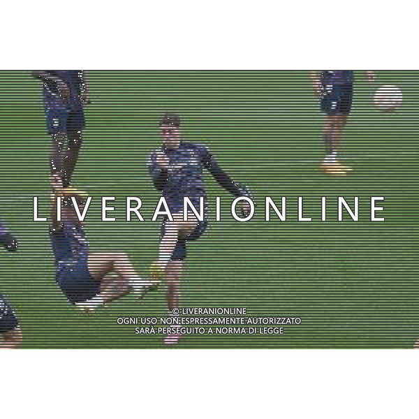 TVMV-Torino 10.05.2023 Continassa © Manuela Viganti/Agenzia Aldo Liverani Allenamento rifinitura Europa League 2022/2023 Juventus vs Siviglia Nella foto: danilo e dusan vlahovic ©Viganti / AGENZIA ALDO LIVERANI SAS