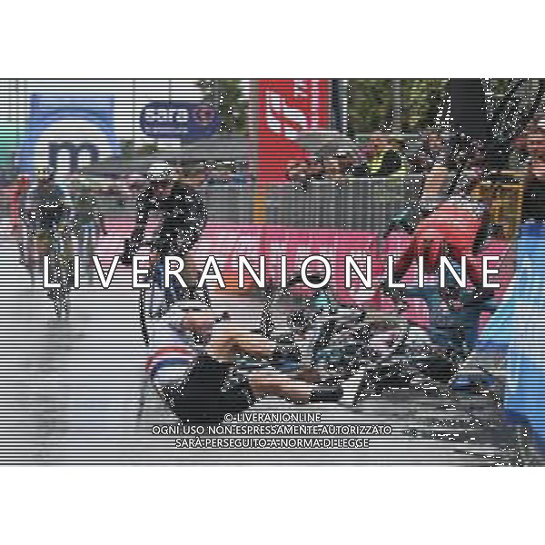 10-05-2023 Giro D\'italia; Tappa 05 Atripalda - Salerno; 2023, Astana Qazaqstan; 2023, Eolo - Kometa; 2023, Arkea - Samsic; 2023, Ag2r - Citroen; Cavendish, Mark; Maestri, Mirco; Dekker, David; Vendrame, Andrea; Salerno; ©SIROTTI / AGENZIA ALDO LIVERANI SAS