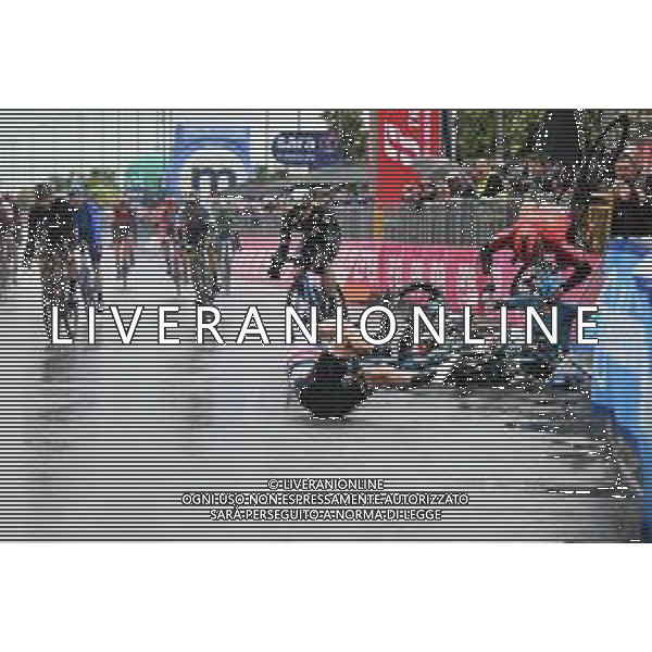 10-05-2023 Giro D\'italia; Tappa 05 Atripalda - Salerno; 2023, Astana Qazaqstan; 2023, Eolo - Kometa; 2023, Arkea - Samsic; 2023, Ag2r - Citroen; Cavendish, Mark; Maestri, Mirco; Dekker, David; Vendrame, Andrea; Salerno; ©SIROTTI / AGENZIA ALDO LIVERANI SAS