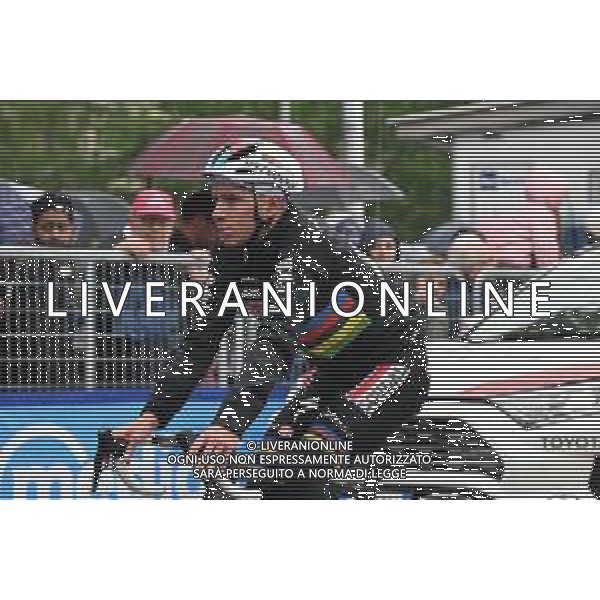 10-05-2023 Giro D\'italia; Tappa 05 Atripalda - Salerno; 2023, Soudal - Quickstep; Evenepoel, Remco; Salerno; ©SIROTTI / AGENZIA ALDO LIVERANI SAS