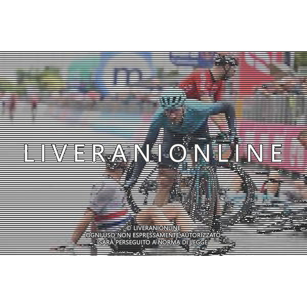 10-05-2023 Giro D\'italia; Tappa 05 Atripalda - Salerno; 2023, Astana Qazaqstan; Cavendish, Mark; Moscon, Gianni; Salerno; ©SIROTTI / AGENZIA ALDO LIVERANI SAS