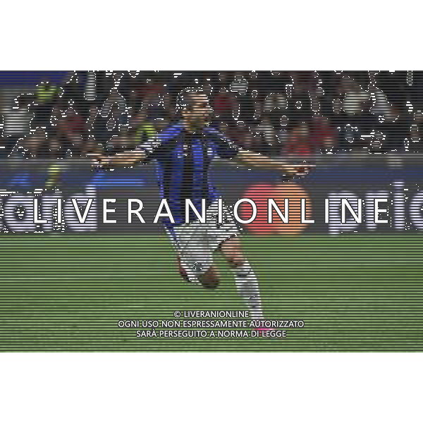 Henrikh Mkhitaryan (Inter) esulta dopo il gol del 2 a 0 Milan vs Inter Milano 10-05-2023 Stadio Giuseppe Meazza - San Siro UEFA Champions League semifinale - gara di andata foto Roberto Garavaglia/ag. Aldo Liverani sas / AGENZIA ALDO LIVERANI SAS
