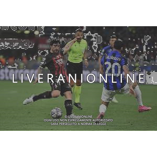 Sandro Tonali (Milan) Milan vs Inter Milano 10-05-2023 Stadio Giuseppe Meazza - San Siro UEFA Champions League semifinale - gara di andata foto Roberto Garavaglia/ag. Aldo Liverani sas / AGENZIA ALDO LIVERANI SAS