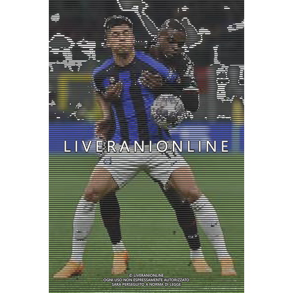 Joaquin Correa (Inter) e Pierre Kalulu (Milan) Milan vs Inter Milano 10-05-2023 Stadio Giuseppe Meazza - San Siro UEFA Champions League semifinale - gara di andata foto Roberto Garavaglia/ag. Aldo Liverani sas / AGENZIA ALDO LIVERANI SAS