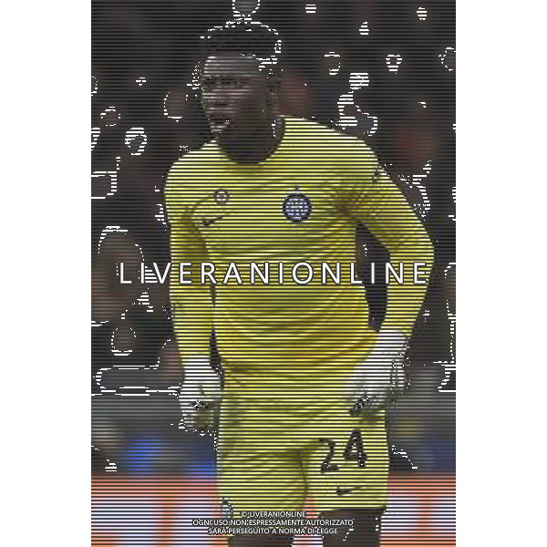 Andre\' Onana (Inter) Milan vs Inter Milano 10-05-2023 Stadio Giuseppe Meazza - San Siro UEFA Champions League semifinale - gara di andata foto Roberto Garavaglia/ag. Aldo Liverani sas / AGENZIA ALDO LIVERANI SAS