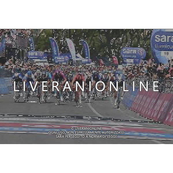 11-05-2023 Giro D\'italia; Tappa 06 Napoli - Napoli; 2023, Trek - Segafredo; 2023, Movistar; 2023, Bahrain - Victorious; 2023, Uae Emirates; Pedersen, Mads; Gaviria Rendon, Fernando; Milan, Jonathan; Ackermann, Pascal; Napoli; ©SIROTTI / AGENZIA ALDO LIVERANI SAS