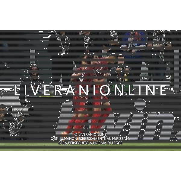 Torino 11.05.2023 Stadio Allianz Stadium ©Manuela Viganti/Agenzia Aldo Liverani Juventus vs Siviglia Europa League 2022/2023 Semifinale Andata Nella foto: esultanza siviglia dopo il gol di youssef en-nesyri ©Viganti / AGENZIA ALDO LIVERANI SAS