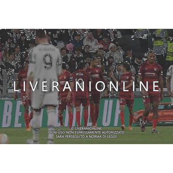Torino 11.05.2023 Stadio Allianz Stadium ©Manuela Viganti/Agenzia Aldo Liverani Juventus vs Siviglia Europa League 2022/2023 Semifinale Andata Nella foto: esultanza siviglia dopo il gol di youssef en-nesyri ©Viganti / AGENZIA ALDO LIVERANI SAS