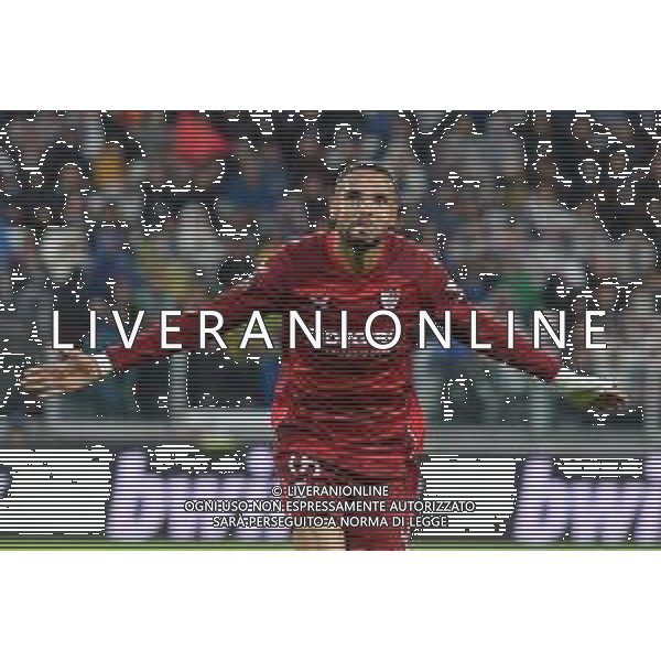 Torino 11.05.2023 Stadio Allianz Stadium ©Manuela Viganti/Agenzia Aldo Liverani Juventus vs Siviglia Europa League 2022/2023 Semifinale Andata Nella foto: Esultanza gol di Youssef En-Nesyri ©Viganti / AGENZIA ALDO LIVERANI SAS