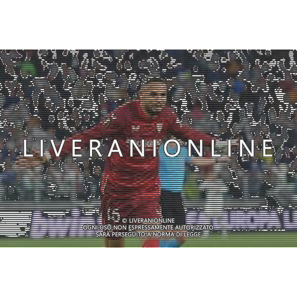 Torino 11.05.2023 Stadio Allianz Stadium ©Manuela Viganti/Agenzia Aldo Liverani Juventus vs Siviglia Europa League 2022/2023 Semifinale Andata Nella foto: Esultanza gol di Youssef En-Nesyri ©Viganti / AGENZIA ALDO LIVERANI SAS