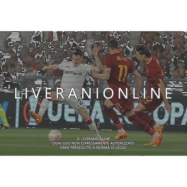 Roma vs Bayer Leverkusen Europa League - Semifinale andata - Stadio Olimpico - Roma 11-05-2023 nella foto Hlozek e Bove ©Federico Gaetano / AGENZIA ALDO LIVERANI SAS