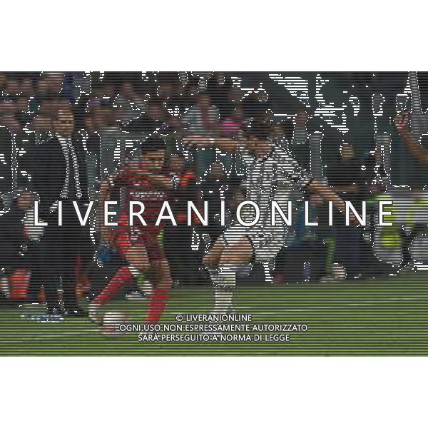 Torino 11.05.2023 Stadio Allianz Stadium ©Manuela Viganti/Agenzia Aldo Liverani Juventus vs Siviglia Europa League 2022/2023 Semifinale Andata Nella foto: jesus navas e adrien rabiot ©Viganti / AGENZIA ALDO LIVERANI SAS