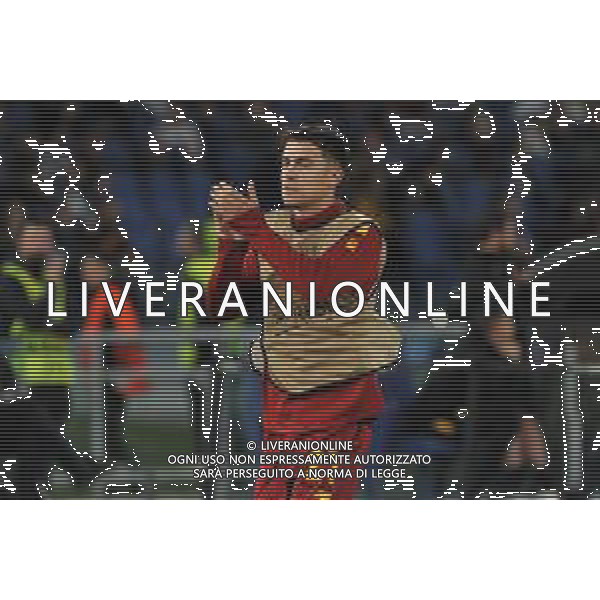 Roma vs Bayer Leverkusen Europa League - Semifinale andata - Stadio Olimpico - Roma 11-05-2023 nella foto Dybala acclamato dal pubblico ©Federico Gaetano / AGENZIA ALDO LIVERANI SAS