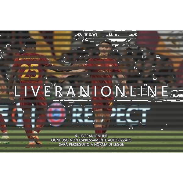 Roma vs Bayer Leverkusen Europa League - Semifinale andata - Stadio Olimpico - Roma 11-05-2023 nella foto Wijnaldum e Dybala ©Federico Gaetano / AGENZIA ALDO LIVERANI SAS