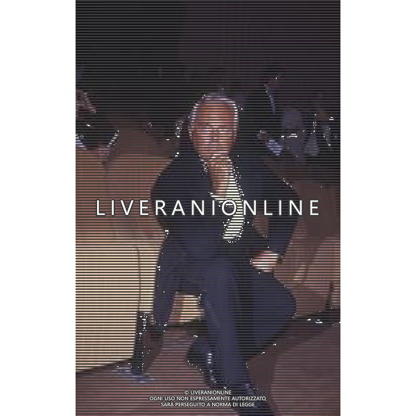 RETROSPETTIVA GIORGIO ARMANI STILISTA NELLA FOTO GIORGIO ARMANI NELL\'ANNO 1990 A VENEZIA AG ALDO LIVERANI SAS  