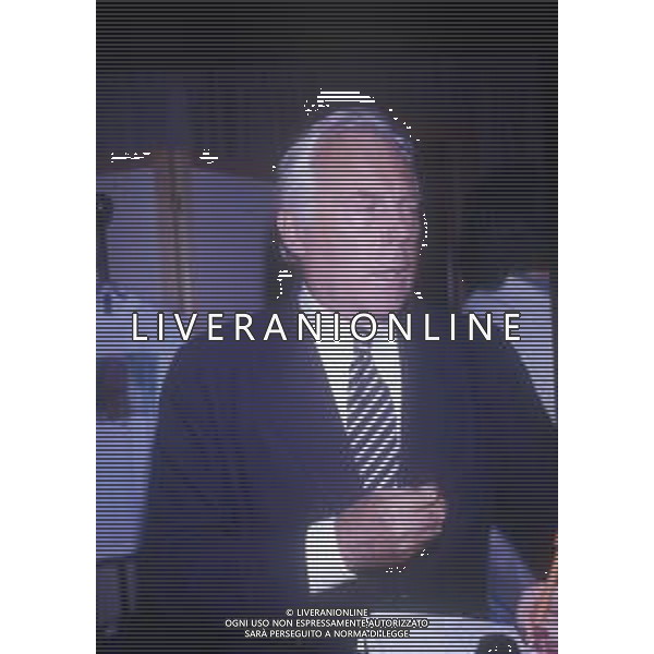 RETROSPETTIVA GIORGIO ARMANI STILISTA NELLA FOTO GIORGIO ARMANI NELL\'ANNO 1992 A MILANO AG ALDO LIVERANI SAS  