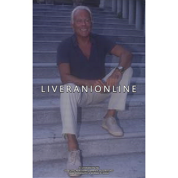 RETROSPETTIVA GIORGIO ARMANI STILISTA NELLA FOTO GIORGIO ARMANI NELL\'ANNO 1997 A VENEZIA AG ALDO LIVERANI SAS 