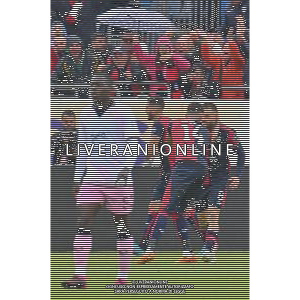 13-5-2023. Cagliari Calcio-Palermo Calcio. 37° giornata serie BKT 2022/2023, stadio Unipol Domus Cagliari. Foto Salvatore Moi/Aldo Liverani s.a.s. Nella foto: Gol ed esultanza in casa, del Cagliari Calcio contro Palermo Calcio allo stadio Unipol Domus di Cagliari. Segna: Alessandro Deiola Cagliari ©MOI SALVATORE / AGENZIA ALDO LIVERANI SAS