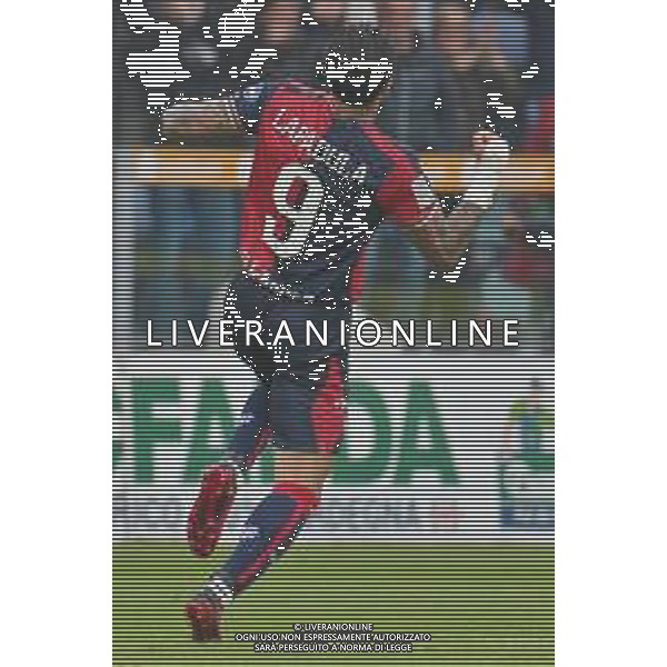 13-5-2023. Cagliari Calcio-Palermo Calcio. 37° giornata serie BKT 2022/2023, stadio Unipol Domus Cagliari. Foto Salvatore Moi/Aldo Liverani s.a.s. Nella foto: Gol ed esultanza in casa, del Cagliari Calcio contro Palermo Calcio allo stadio Unipol Domus di Cagliari. Segna: Gianluca Lapadula Cagliari