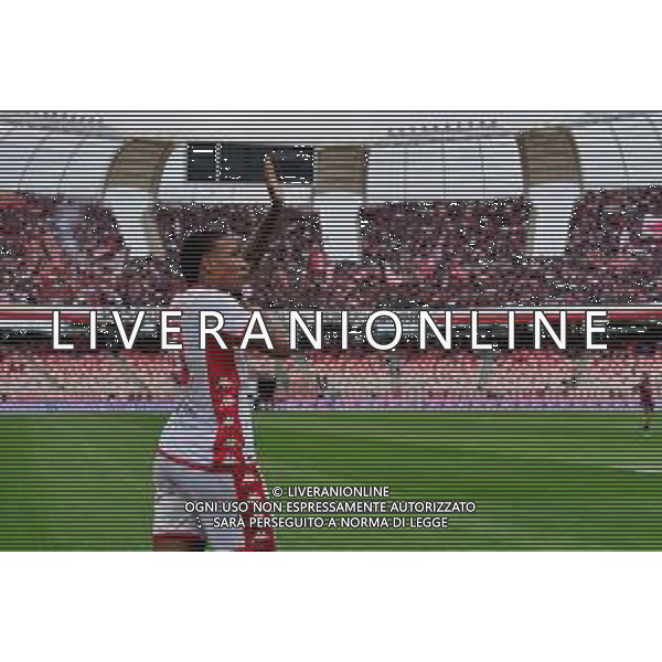Esultanza - Michael Folorunsho (SSC Bari) celebrates after scoring a goal during the Italian soccer Serie B match SSC Bari vs Reggina 1914 on May 13, 2023 at the San Nicola stadium in Bari, Italy. Photo by Emmanuele Mastrodonato/ag. Aldo Liverani sas/ AGENZIA ALDO LIVERANI SAS